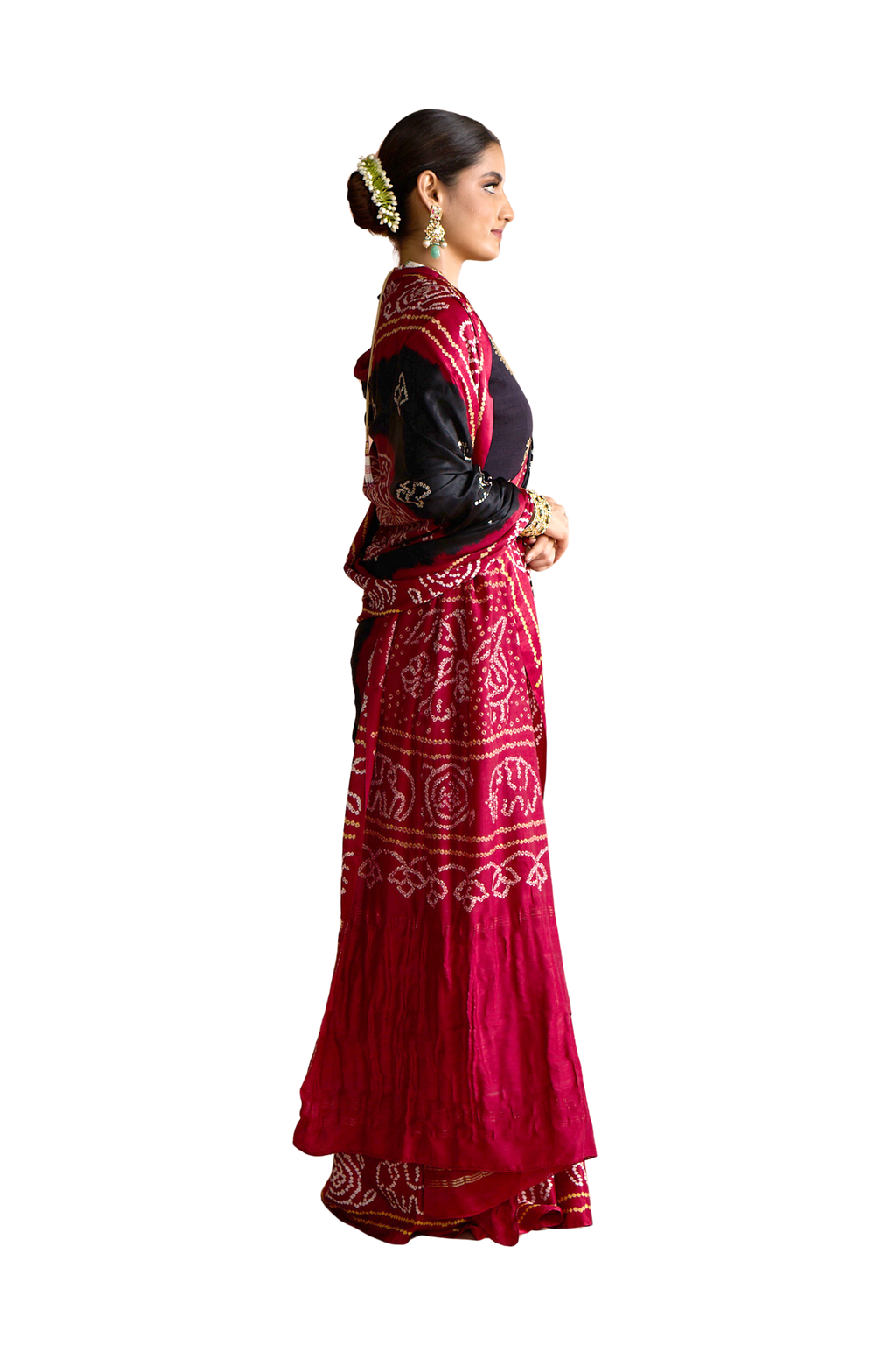 Kaali - Black &  Maroon