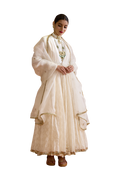 Chand - Ivory Anarkali Set
