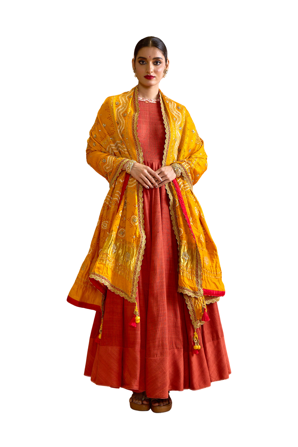 Narangi - Anarkali Set
