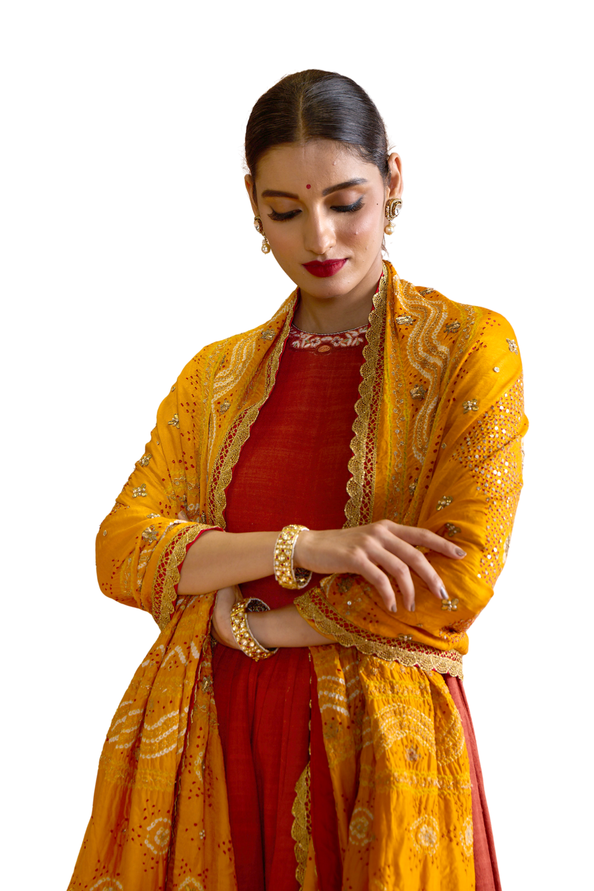 Narangi - Anarkali Set