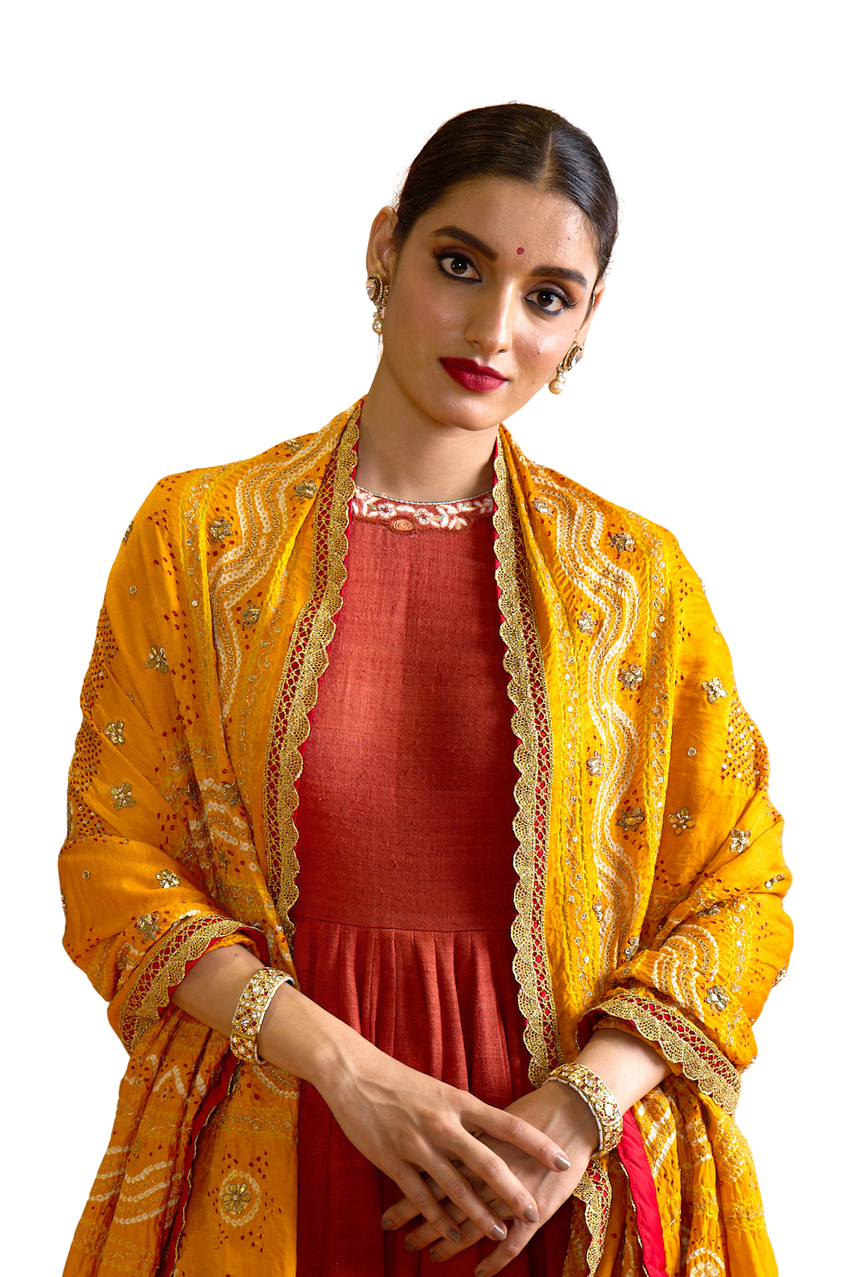 Narangi - Anarkali Set