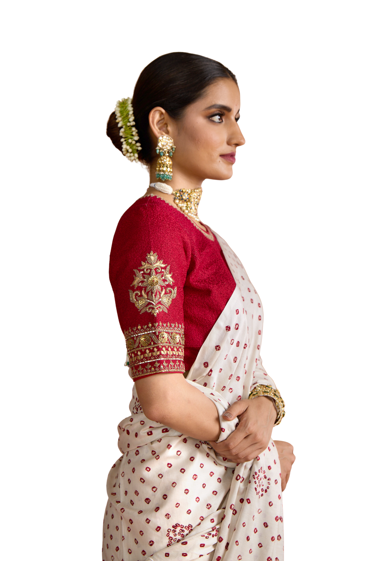 Crimson Heirloom Marodi Blouse - Crimson Red