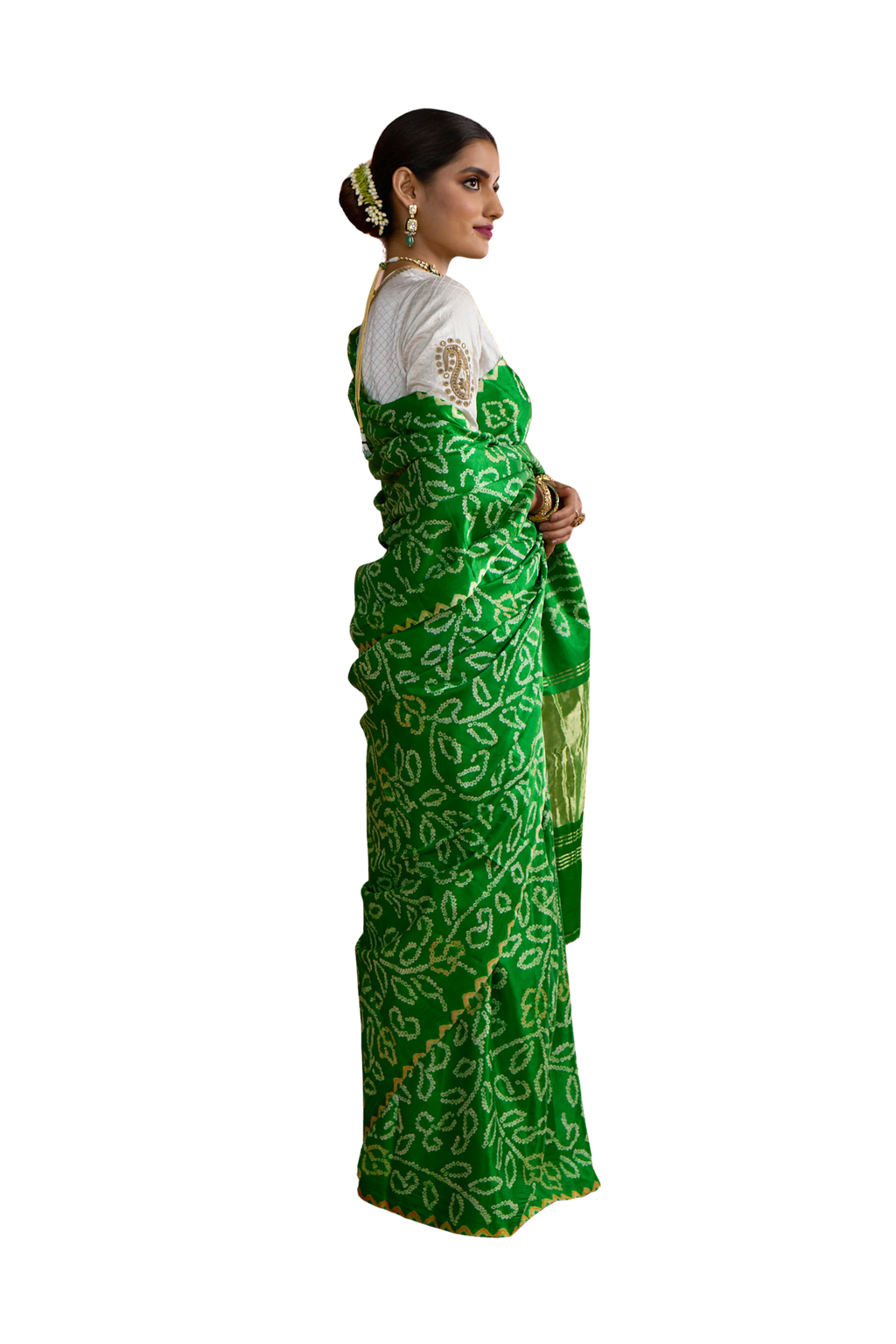 Aambadaal - Green & Ivory