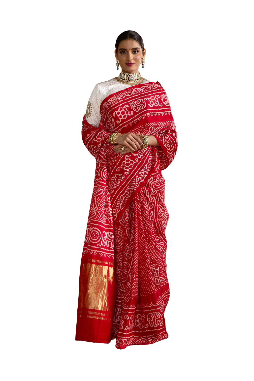 Sindoori - Red  & Ivory