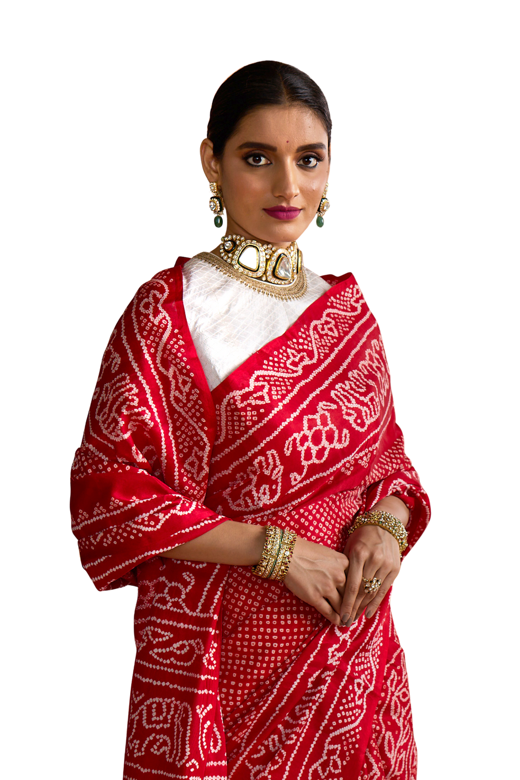 Sindoori - Red  & Ivory