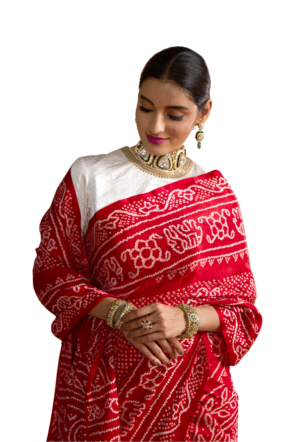 Sindoori - Red  & Ivory