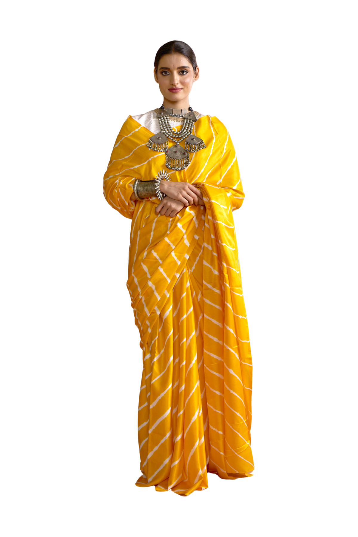 Galgota - Bright Yellow & White
