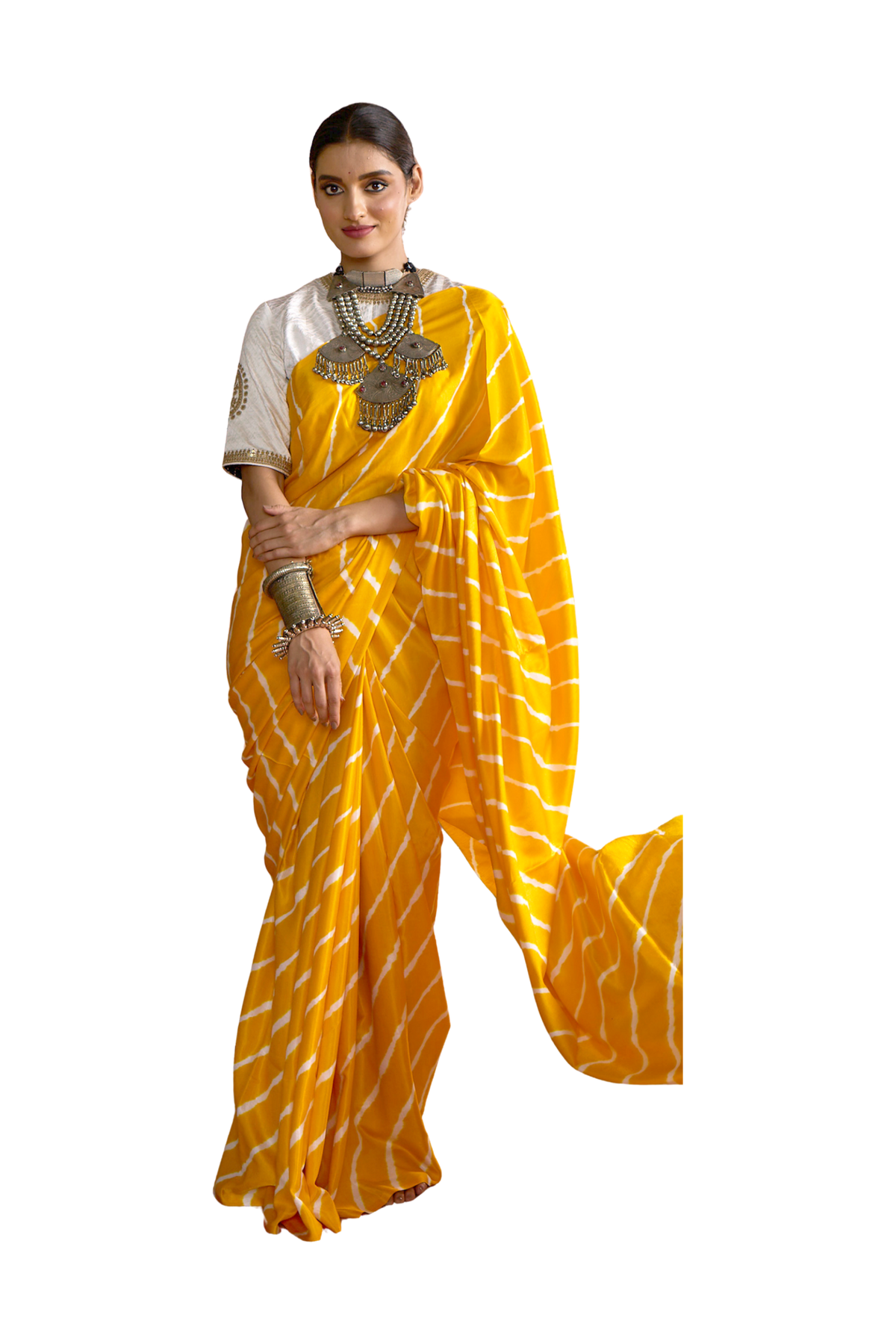 Galgota - Bright Yellow & White