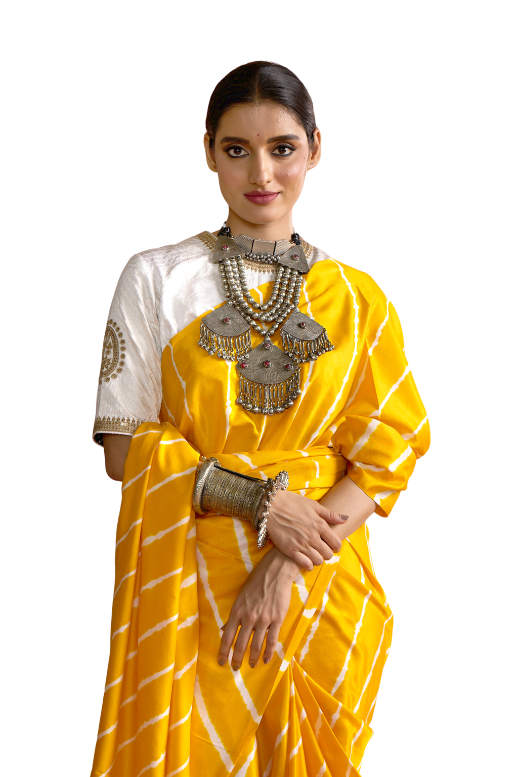 Galgota - Bright Yellow & White