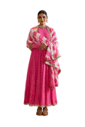 Pink Anarkali Set