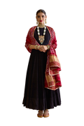 Red Bandhani Dupatta
