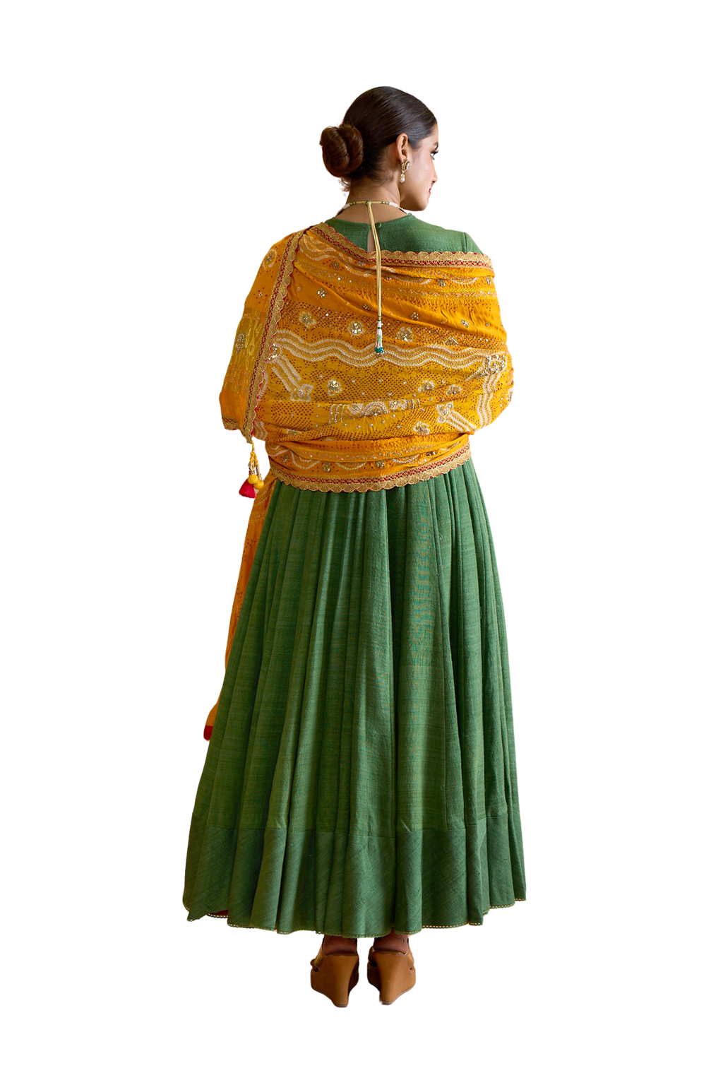 Olive Matka Dress